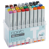 Artikelbild 1 für COPIC® Classic Layoutmarker-Set farbsortiert 1,0 + 6,0 mm, 36 St., Artikelnummer 717013