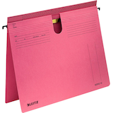 Artikelbild 1 für 50 LEITZ Hängehefter SERIE 1814 Karton rot 1 x Amtsheftung / kaufmännische Heftung, Artikelnummer 939553