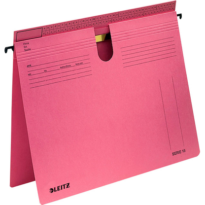 Artikelbild 19 für 50 LEITZ Hängehefter SERIE 1814 Karton rot 1 x Amtsheftung / kaufmännische Heftung, Artikelnummer 939553