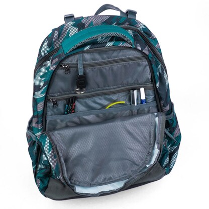 Artikelbild 2 für JOLLY Schulrucksack Next Gen Kunstfaser grün/schwarz, Artikelnummer 301063