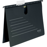 Artikelbild 1 für 10 LEITZ Hängehefter ALPHA® recycle 1920 Karton schwarz 1 x kaufmännische Heftung, Artikelnummer 304192