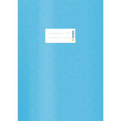 Artikelbild für HERMA Heftumschlag mit Baststruktur hellblau Kunststoff DIN A4, Artikelnummer 831807