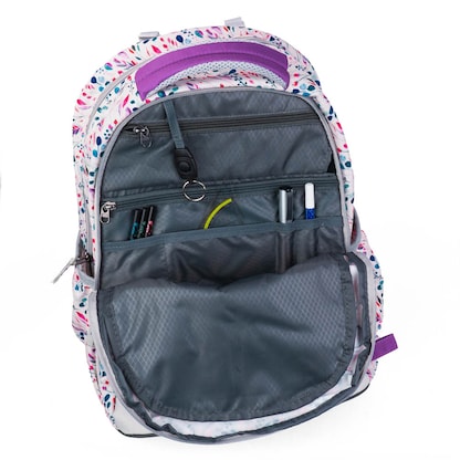 Artikelbild 2 für JOLLY Schulrucksack Next Gen Kunstfaser pink/ weiß, Artikelnummer 301071