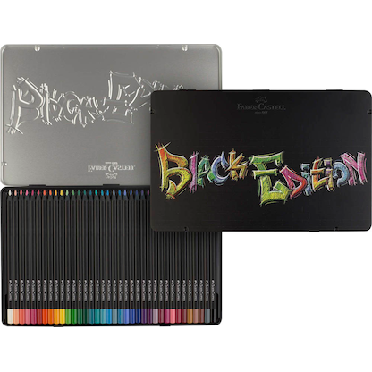 Artikelbild 6 für FABER-CASTELL Black Edition Buntstifte farbsortiert, 36 St., Artikelnummer 321028