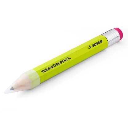 Artikelbild 3 für JOLLY Teamwork Riesen-Bleistift grün mit Radierer, 1 St., Artikelnummer 517106