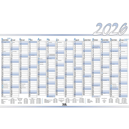 Artikelbild 2 für 3 Jahresplaner Standard 2026, Artikelnummer 550349