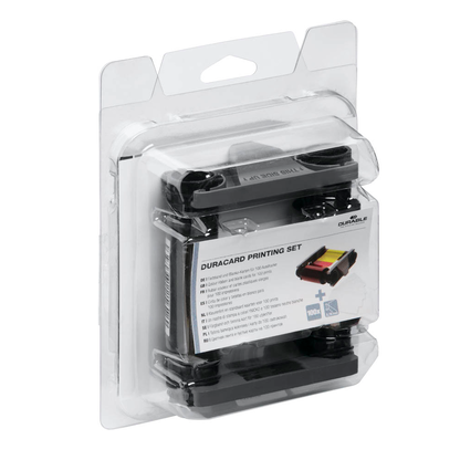 Artikelbild 3 für DURABLE YMCKO-Farbband und 100 Plastikkarten (0,76 mm) mehrfarbig Farbband-Set, Artikelnummer 177035