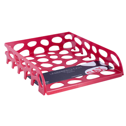 Artikelbild für sax design Briefablage Voronoi rot, Artikelnummer 410441