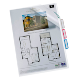 Artikelbild 1 für 5 DURABLE Organisationshüllen DIN A4 transparent genarbt 0,16 mm, Artikelnummer 238741