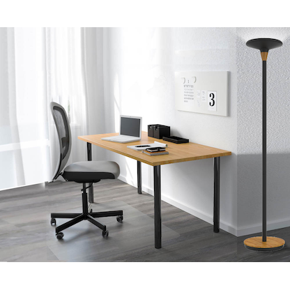 Artikelbild 2 für unilux BALY BAMBOO Stehlampe schwarz/bambus 44,6 W, Artikelnummer 719991