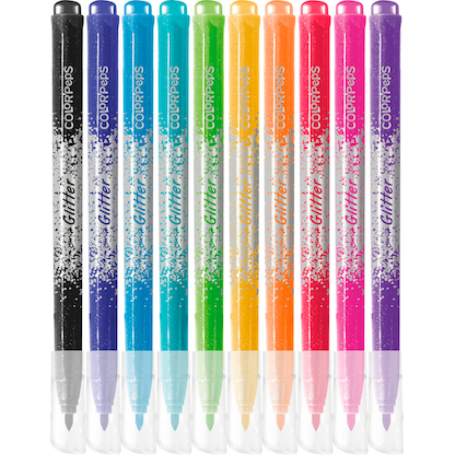 Artikelbild 2 für maped COLOR'PEPS GLITTER Filzstifte farbsortiert, 10 St., Artikelnummer 701724