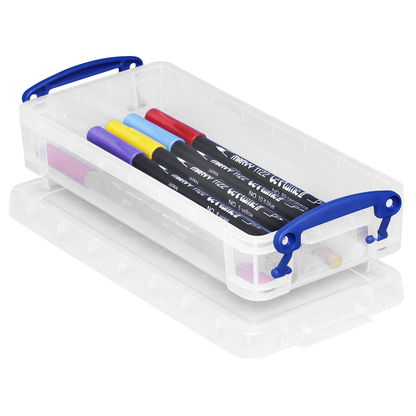 Artikelbild 3 für AKTION: Really Useful Box Aufbewahrungsbox 0,55 l transparent 22,0 x 10,0 x 4,0 cm, Artikelnummer 728059