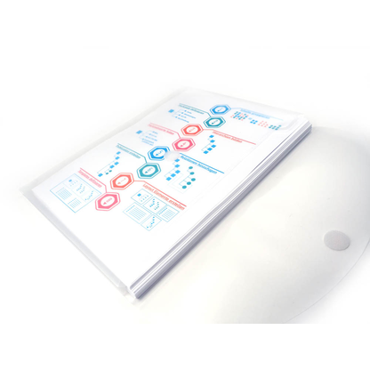 Artikelbild 5 für 10 FolderSys Dokumententaschen DIN A4 transparent genarbt 0,20 mm, Artikelnummer 587949