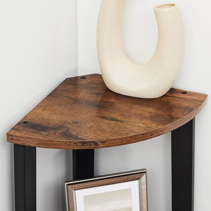 Artikelbild 10 für VASAGLE Eckregal braun, schwarz 48,5 x 34,0 x 125,0 cm, Artikelnummer 262958