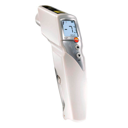 Artikelbild 10 für testo Set 831 und 106 Infrarot- und Kerntemperatur-Lebensmittelthermometer weiß, Artikelnummer 429278