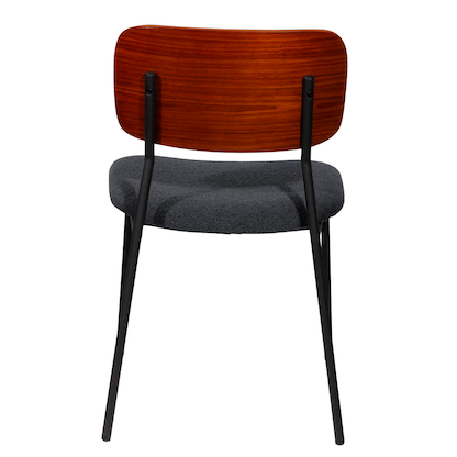 Artikelbild 5 für 2 meet powered by PAPERFLOW Besucherstühle LISA CHLISAX2.01.11.36 anthrazit, nussbaum Stoff, Artikelnummer 590608