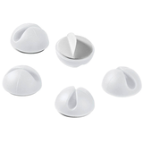Artikelbild 1 für 5 goobay Kabelclips weiß, Artikelnummer 821314
