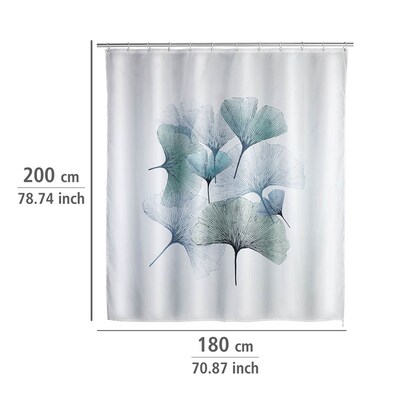Artikelbild 2 für WENKO Duschvorhang Ginkgo 180,0 x 200,0 cm, Artikelnummer 665994