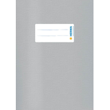Artikelbild 1 für HERMA Heftumschlag mit Baststruktur grau Kunststoff DIN A5, Artikelnummer 831844