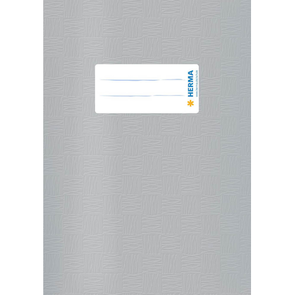 Artikelbild für HERMA Heftumschlag mit Baststruktur grau Kunststoff DIN A5, Artikelnummer 831844