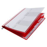 Artikelbild 1 für 5 DURABLE Personalhefter Kunststoff rot 5 x kaufmännische Heftung, Artikelnummer 965891