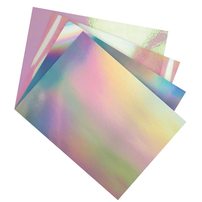 Artikelbild 2 für folia Bastelset Shiny Magic Mix irisierend 12 Blatt, Artikelnummer 287429