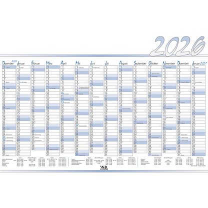 Artikelbild 2 für 3 Jahresplaner abwischbar Extra 2026, Artikelnummer 550366