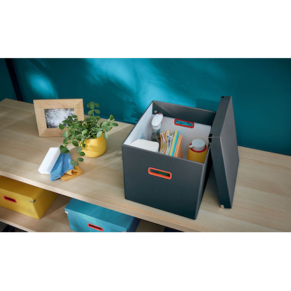 Artikelbild 3 für AKTION: LEITZ Click & Store Cosy Aufbewahrungsbox 32,5 l grau 32,0 x 36,0 x 31,0 cm mit Prämie nach Registrierung, Artikelnummer 652364