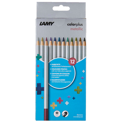 Artikelbild 17 für LAMY colorplus metallic Buntstifte farbsortiert, 12 St., Artikelnummer 350534