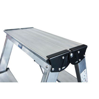 Artikelbild 3 für KRAUSE Klapptritt MONTO Dopplo silber 2x 3 Stufen, H: 72,0 cm, Artikelnummer 569121