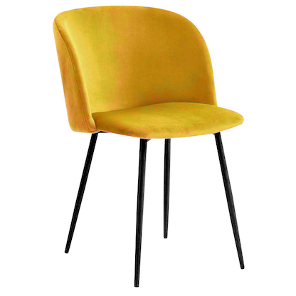 Artikelbild 2 für 2 meet powered by PAPERFLOW Schalenstühle MUST FTMUSTX2.01.20 gelb Stoff, Artikelnummer 139952