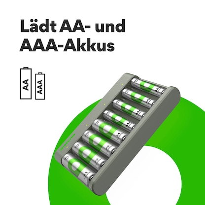 Artikelbild 8 für GP Basic E821U 8-Port USB-Akku-Ladegerät inkl. Akkus, Artikelnummer 255297