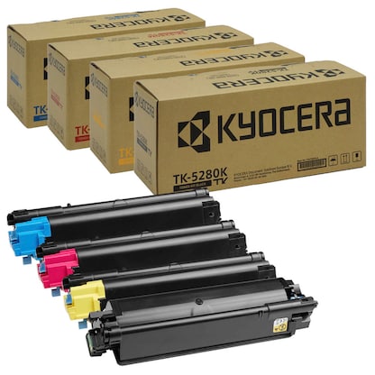 Artikelbild 23 für KYOCERA TK-5280K/C/M/Y schwarz, cyan, magenta, gelb Toner, 4er-Set, Artikelnummer 459434
