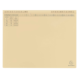 Artikelbild 1 für 25 Exacompta Hängehefter Exaflex Karton chamois 1 x Amtsheftung / kaufmännische Heftung, Artikelnummer 111346