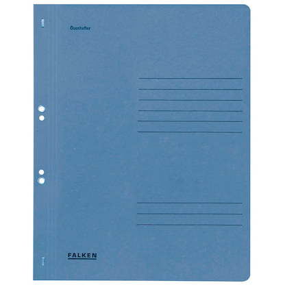 Artikelbild 2 für FALKEN Ösenhefter Karton blau DIN A4, 50 St., Artikelnummer 950016