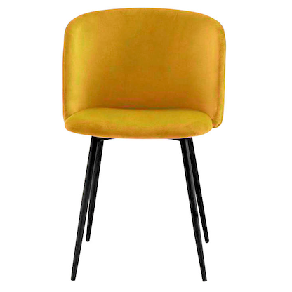 Artikelbild 3 für 2 meet powered by PAPERFLOW Schalenstühle MUST FTMUSTX2.01.20 gelb Stoff, Artikelnummer 139952