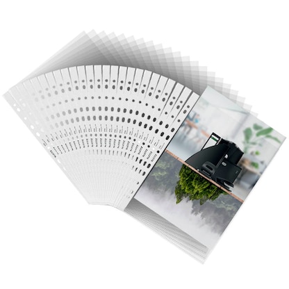 Artikelbild für AKTION: 25 LEITZ Prospekthüllen Recycle 4791 DIN A4 transparent genarbt 0,10 mm mit Prämie nach Registrierung, Artikelnummer 118616