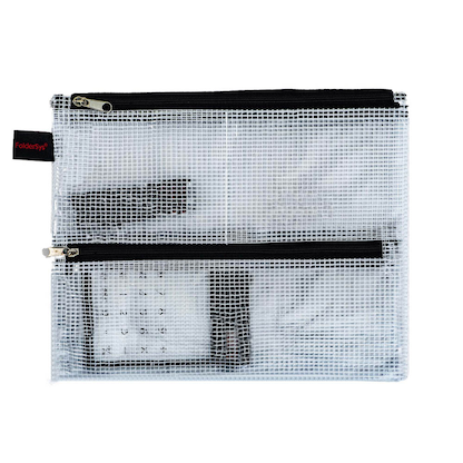 Artikelbild 8 für FolderSys Reißverschlussbeutel transparent/schwarz 0,15 mm, 1 St., Artikelnummer 357343