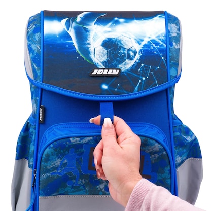 Artikelbild 3 für JOLLY Schulranzen-Set ERGONOMIC FLEXI Kunstfaser blau, Artikelnummer 301026