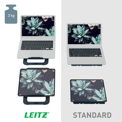 Artikelbild 7 für LEITZ Laptop-Ständer Ergo Ultraflach dunkelgrau, Artikelnummer 429708
