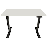 Artikelbild 1 für BISLEY E-StarterTech elektrisch höhenverstellbarer Schreibtisch weiß rechteckig, T-Fuß-Gestell schwarz 160,0 x 60,0 cm, Artikelnummer 413227