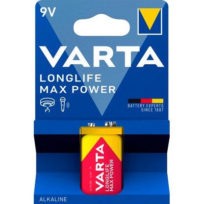 Artikelbild 3 für VARTA Batterie LONGLIFE Max Power E-Block 9,0 V, Artikelnummer 583043