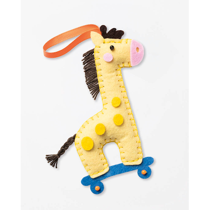Artikelbild 3 für folia Nähset Mini Filzinies GIRAFFE gelb, Artikelnummer 692279