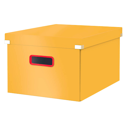 Artikelbild für AKTION: LEITZ Click & Store Cosy Aufbewahrungsbox 18,5 l gelb 28,1 x 37,0 x 20,0 cm mit Prämie nach Registrierung, Artikelnummer 652377
