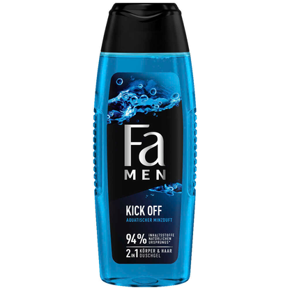 Artikelbild für Fa MEN Men 2in1 Kick off Duschgel & Shampoo 250 ml, Artikelnummer 541977