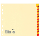 Artikelbild 1 für bene Ordnerregister DIN A4 Halbformat, Überbreite A-Z chamois 24-teilig, 1 Satz, Artikelnummer 192878