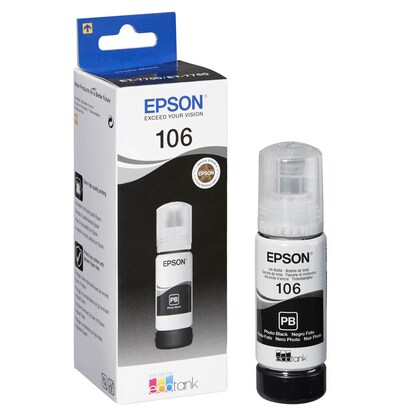 Artikelbild 21 für EPSON 106/T00R14 Foto schwarz Tintenflasche, Artikelnummer 435281