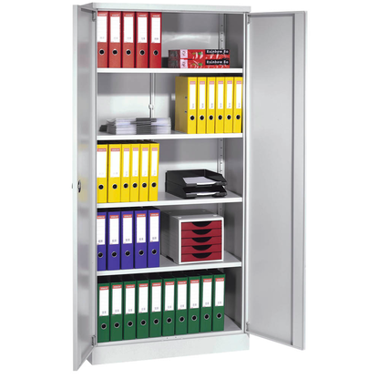 Artikelbild für AKTION: Gürkan Stahlschrank 100064 lichtgrau 92,0 x 42,0 x 195,0 cm, zerlegt, Artikelnummer 118253