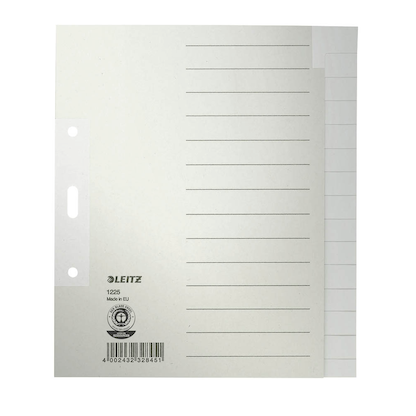 Artikelbild 21 für AKTION: LEITZ Ordnerregister 1225 DIN A5 Vollformat blanko grau 15-teilig, 1 St. mit Prämie nach Registrierung, Artikelnummer 860528