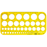 Artikelbild 1 für M + R Zeichenschablone gelb, Artikelnummer 263968